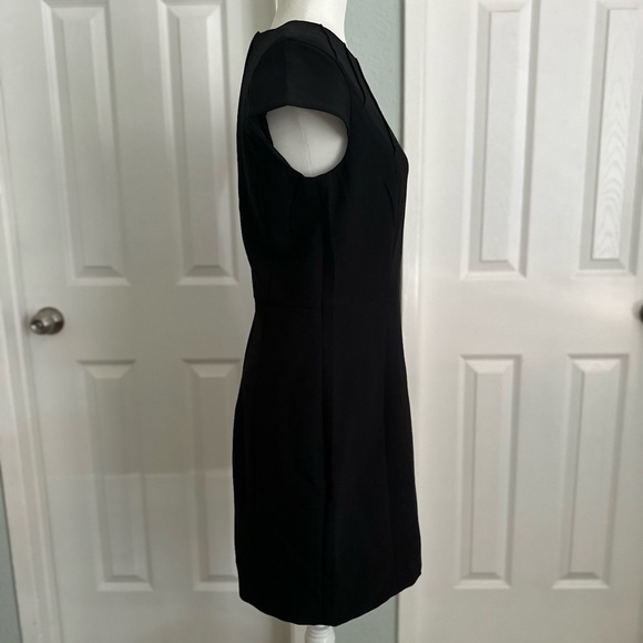 NWT H&M Black Pencil Cocktail Dress Size: 8 - Picture 4 of 7
